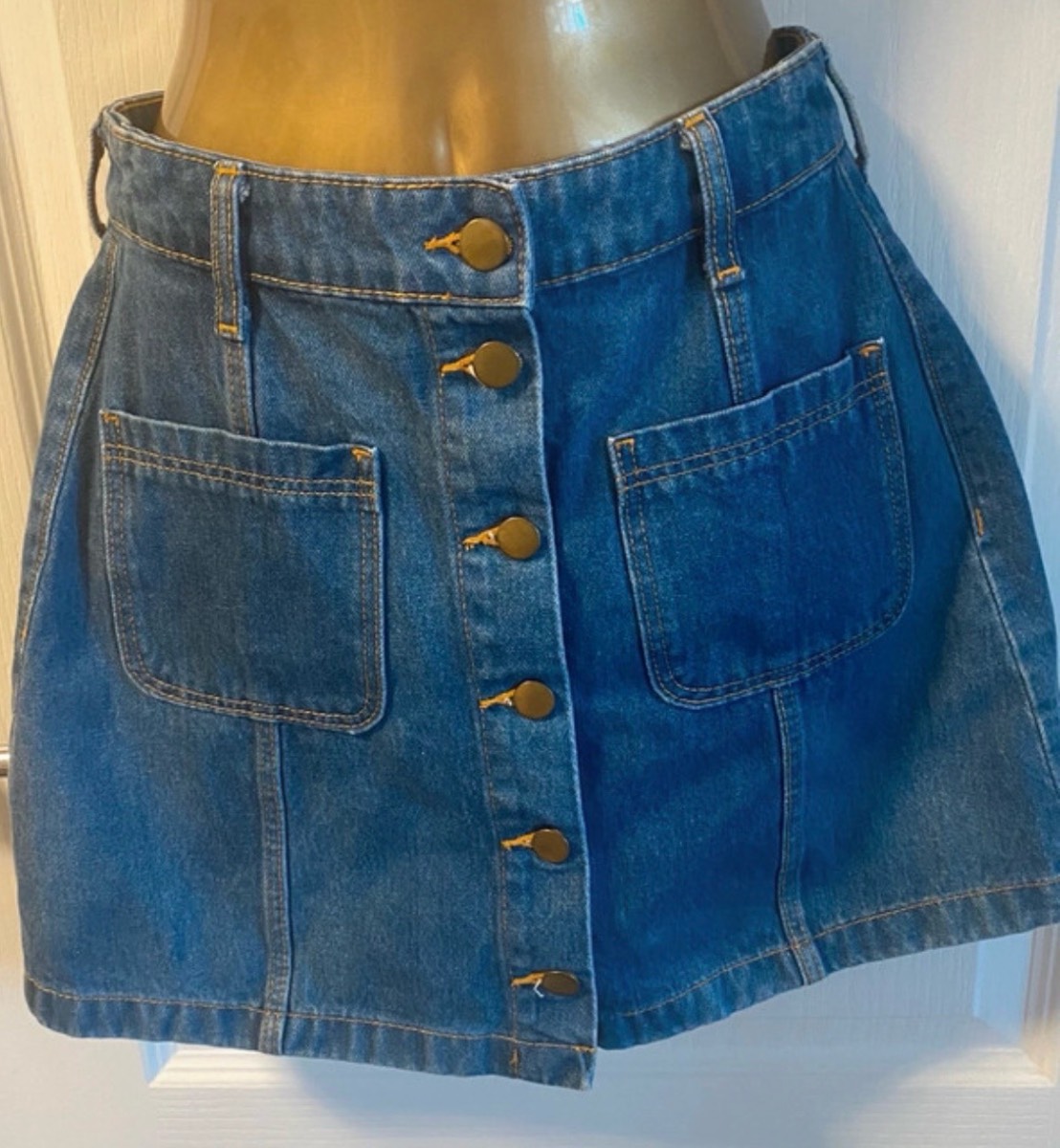 Summer denim skirt U.K. 10