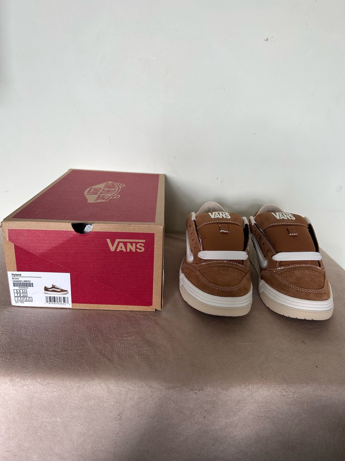 Vans Hylane, Brown, Size 4.5 Uk RRP £85