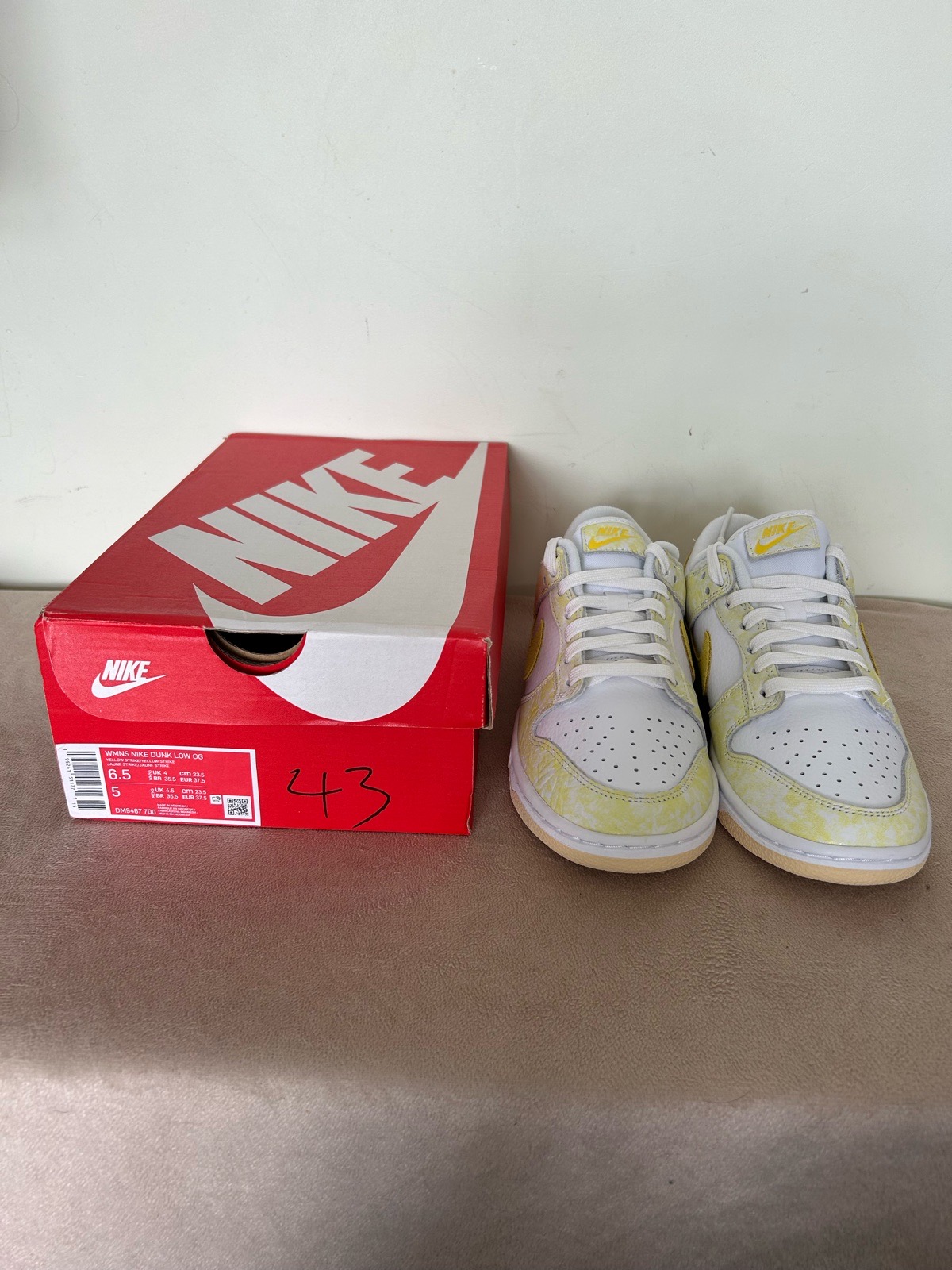 Nike Dunk Low OG, Size 4 Uk, RRP £90
