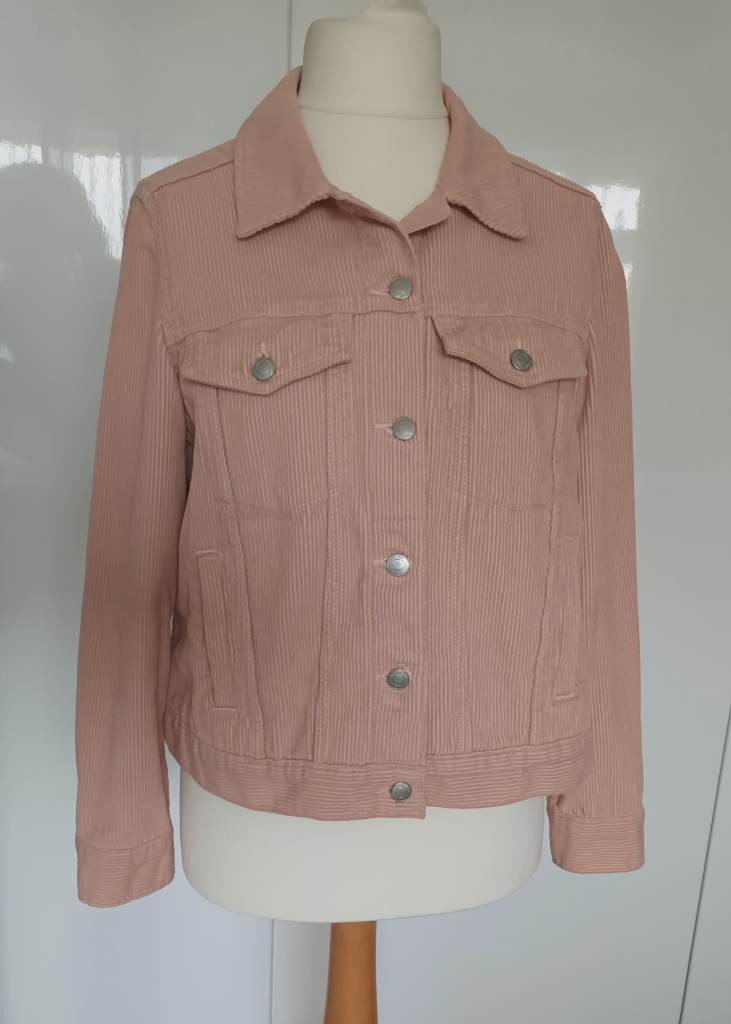 M&S Pink Corduroy Jacket size 14