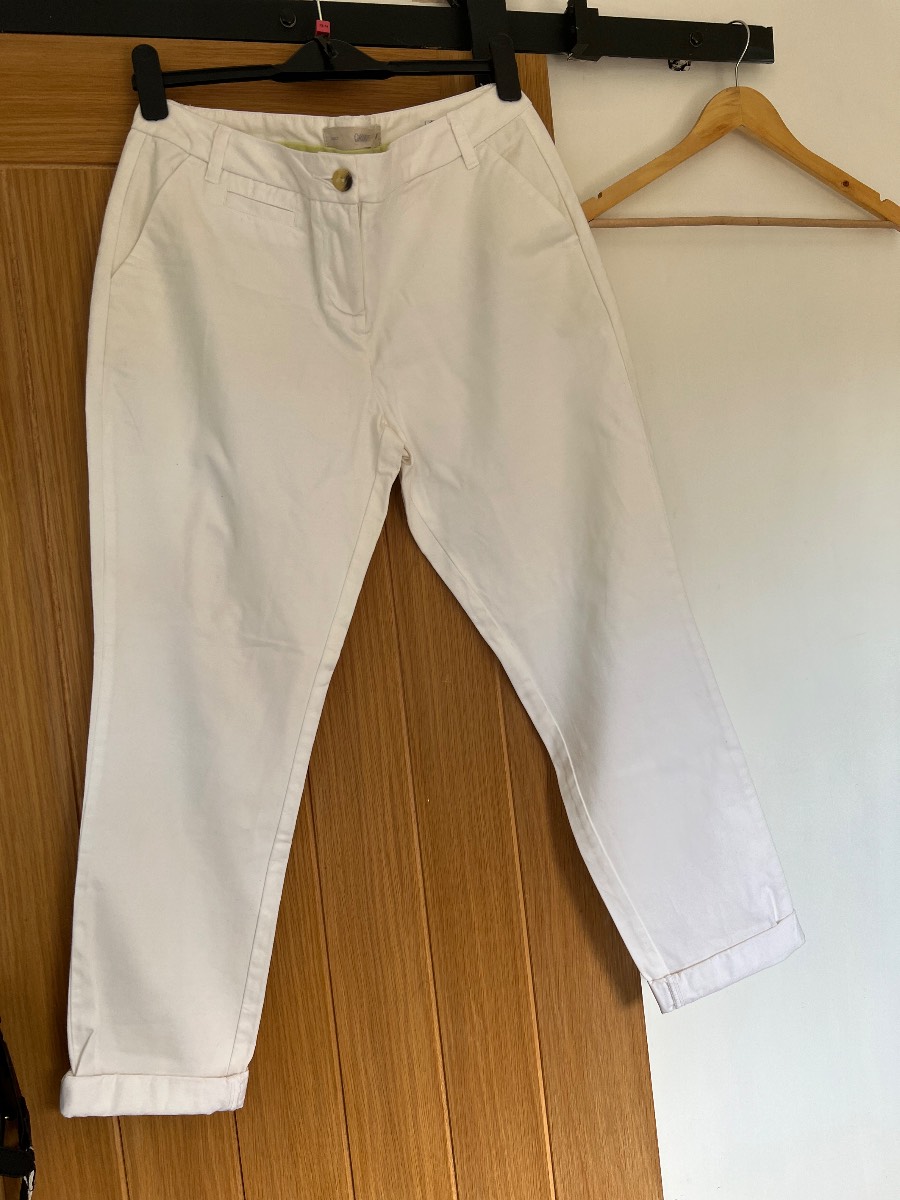 Women’s Next size 12 white chino trousers