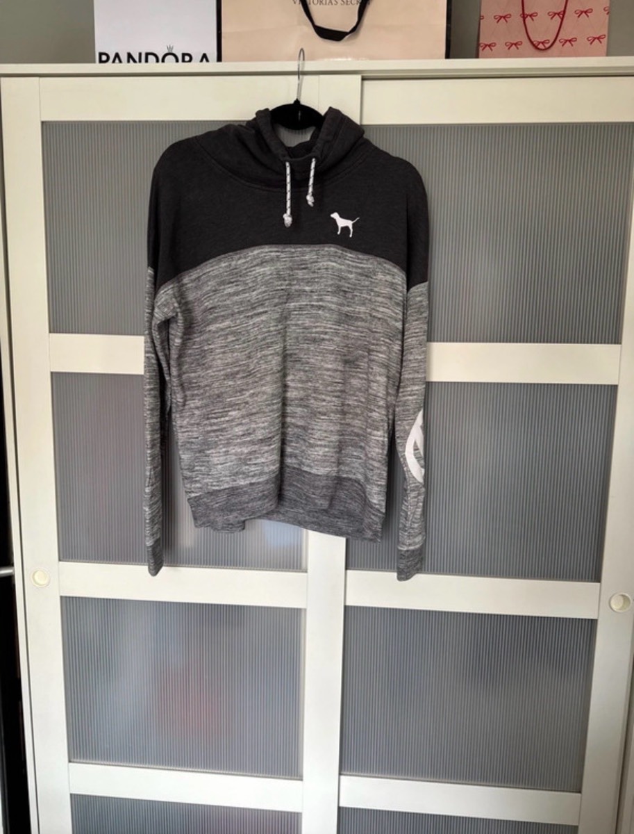 Grey and navy jumper