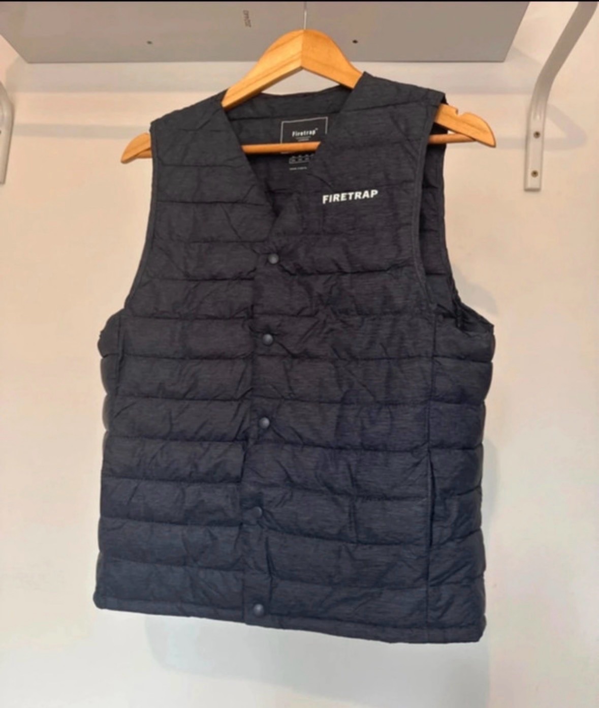 Men’s dark grey gilet/bodywarmer