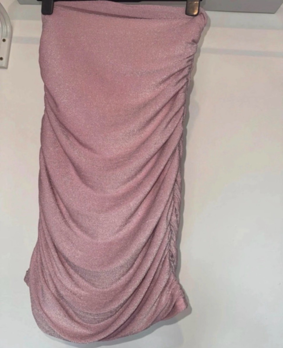 Stunning pink glittery dress