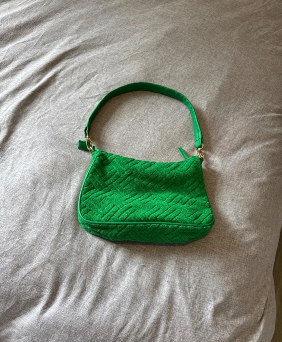 Green handbag