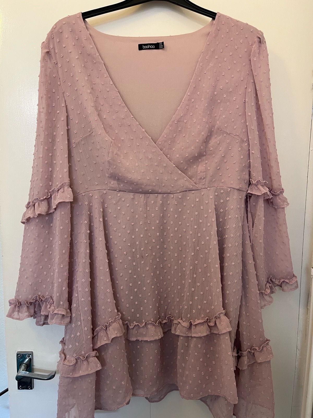 BooHoo Wrap Style Dress Size 18