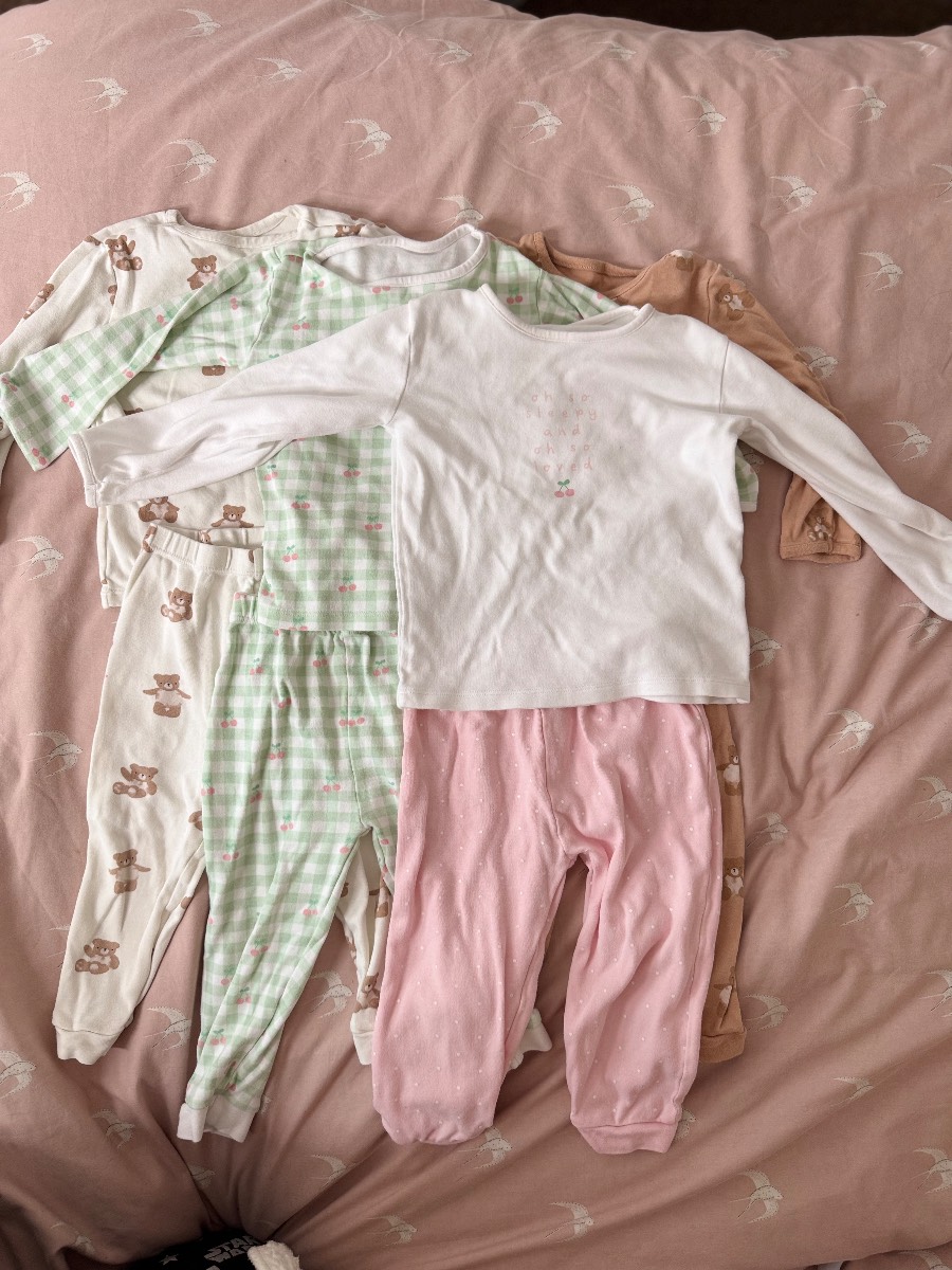 George 4 pairs girls pyjamas age 2-3