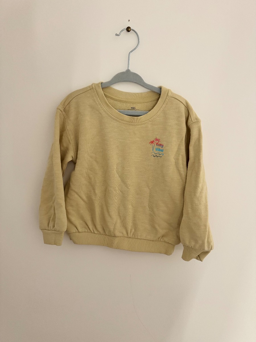 M&S Easy Vides Sweatshirt 18-24 months