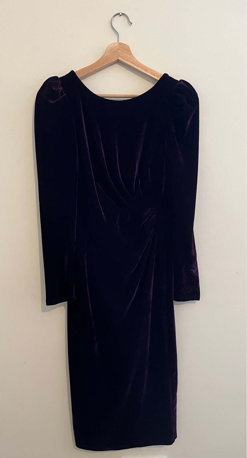 Monsoon ‘Alessandra’ Purple Velvet Dress