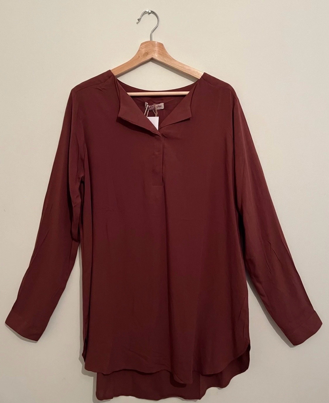 Eight2Nine Brown Tunic Top