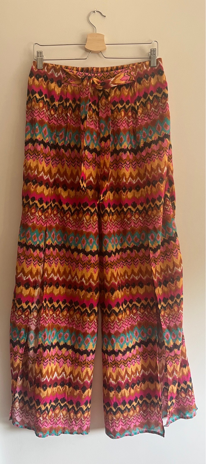 Boden Ikat Print Summer Trousers