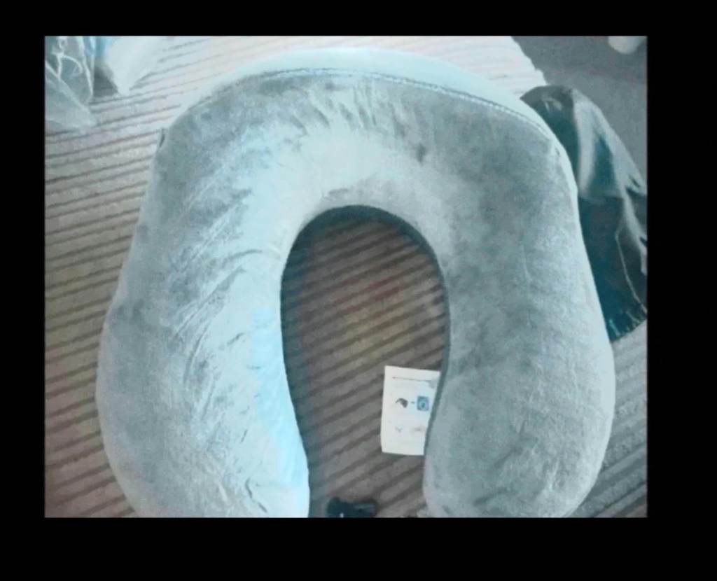Memory foam Holiday Travel pillow with eyemask & earplugs