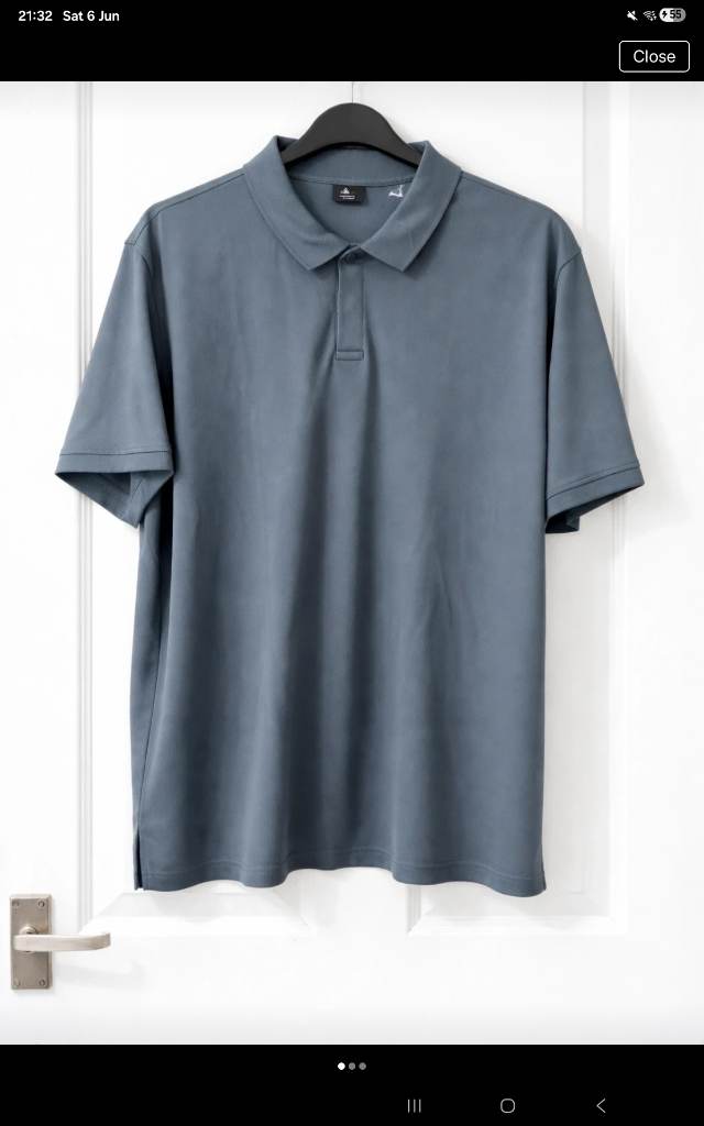 3 x Men's Polo Shirts 5XL in Black, Grey & Khaki