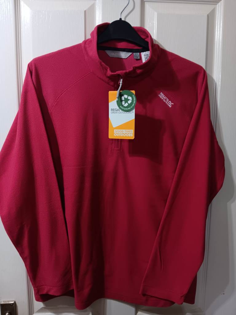 Regatta Women’s Montes Lightweight Half Zip Fleece Pink UK 18 Brand New With Tags
