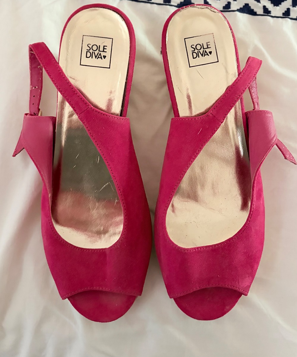 Sole Diva Wedge Sandal Size 7