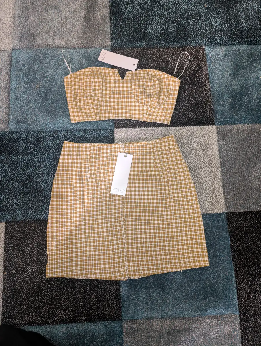 BNWT WYLDR Check Co-Ord Set – Size 6