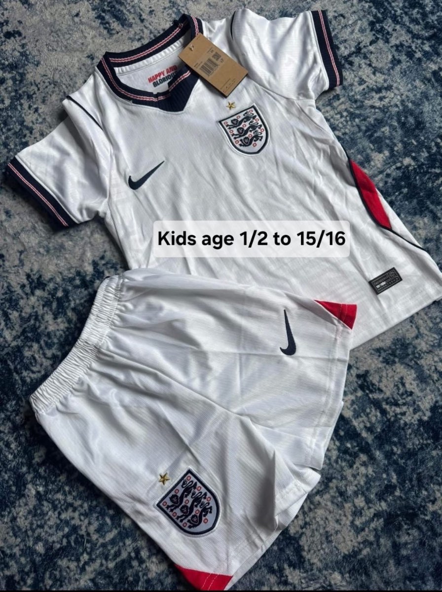 Kids Football 2026 England Kit