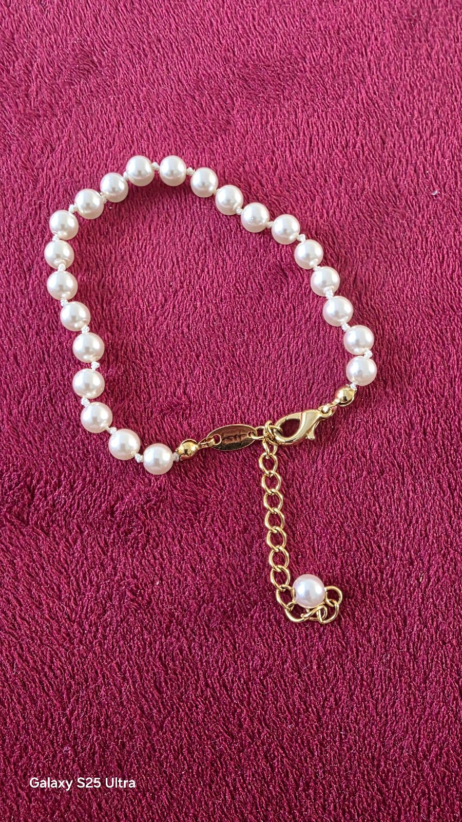 Vintage Yves Rocher faux pearl bracelet - Vintage Yves Rocher Faux Pearl