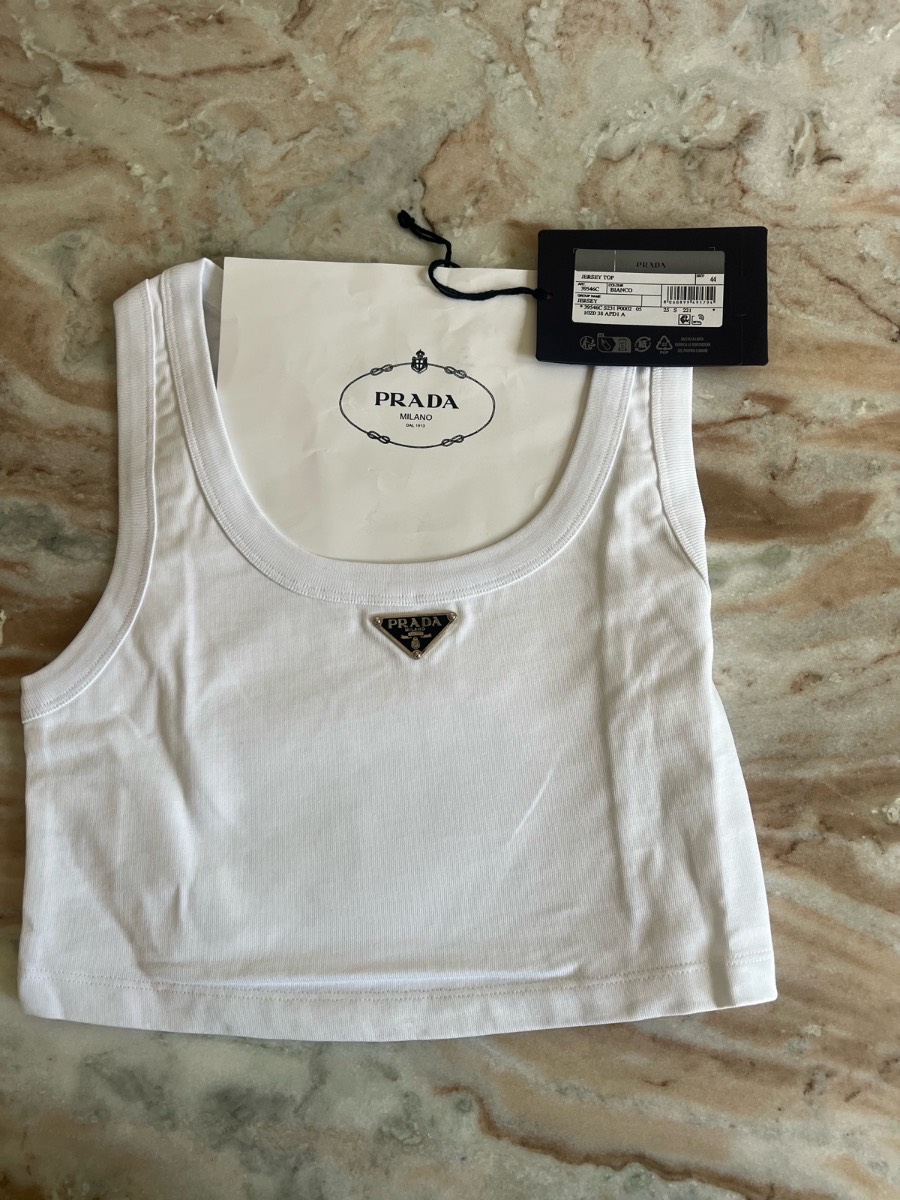 Jersey cropped top| RRP £690