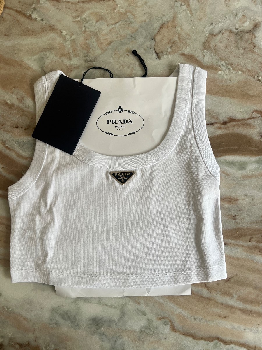 Jersey cropped top| RRP £690
