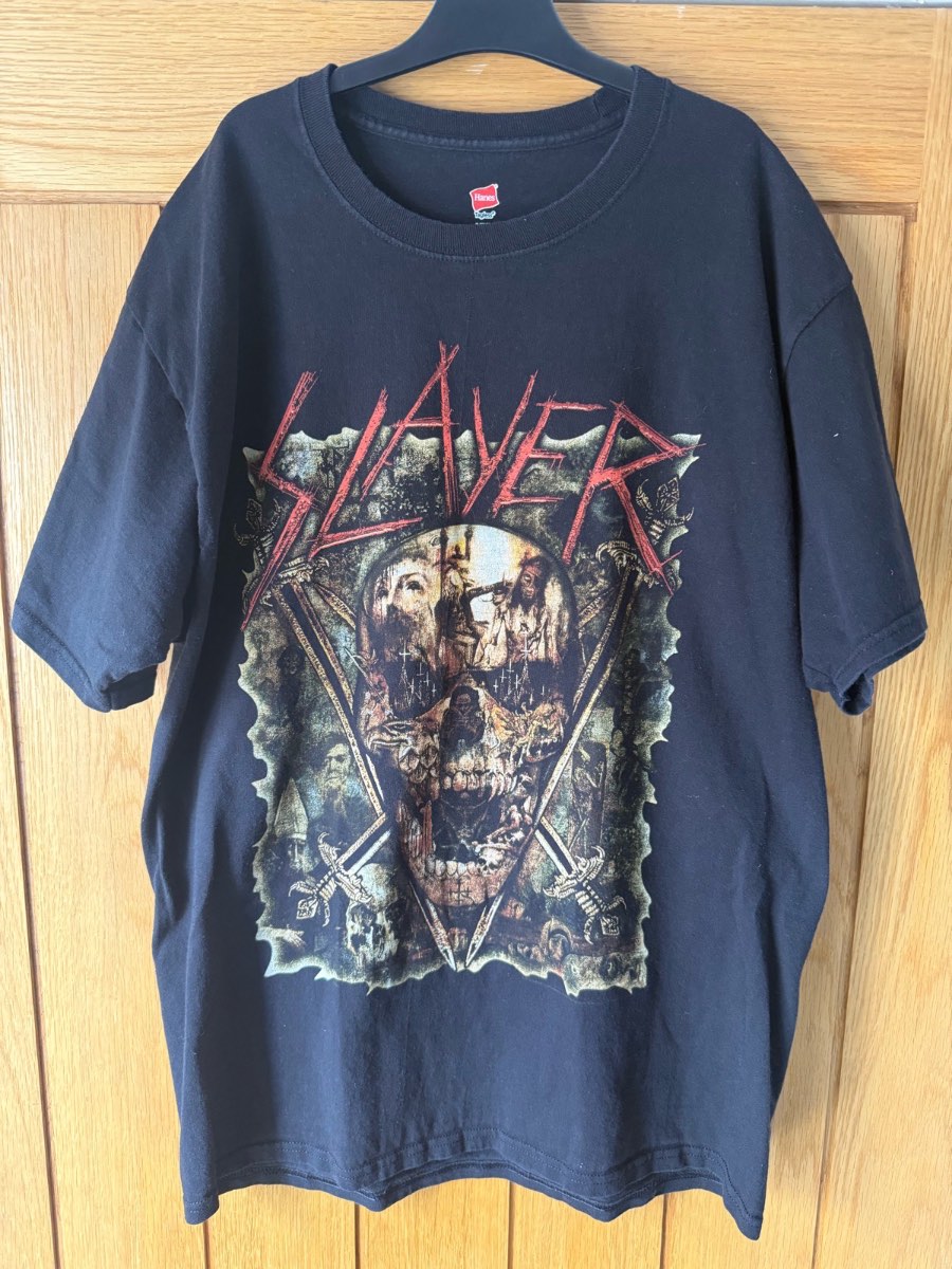 Slayer the last world tour concert tshirt men’s size L vgc rare collectors tshirt