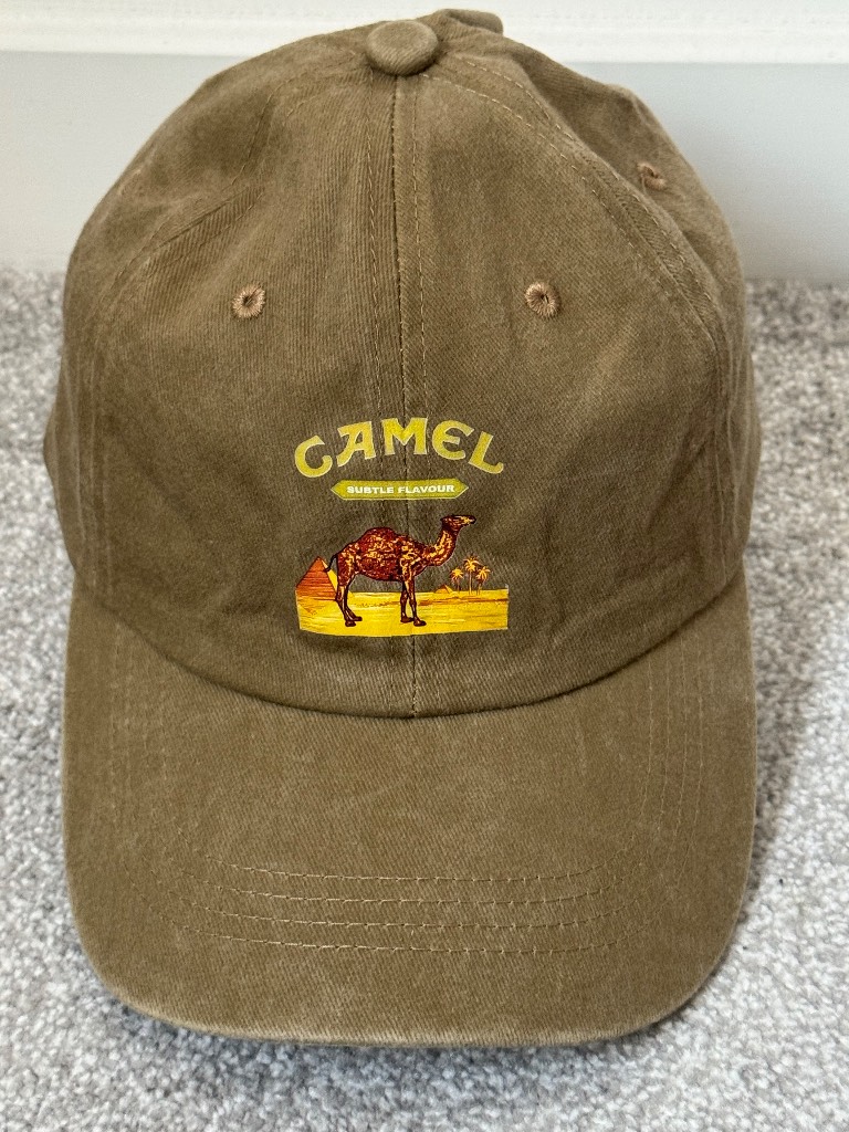 Camel 90’s cap hat khaki brand new