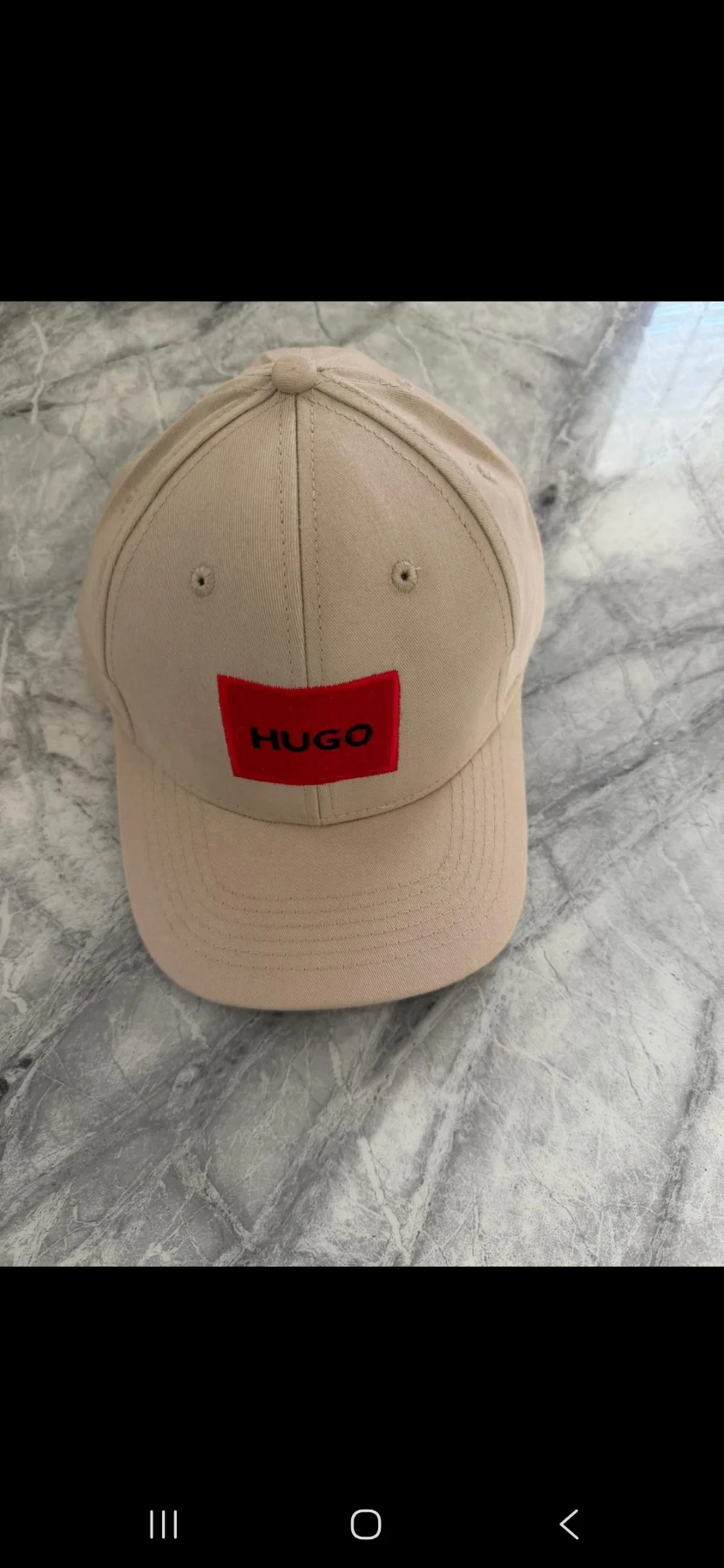 BNWT Hugo Boss Baseball Cap Light Stone