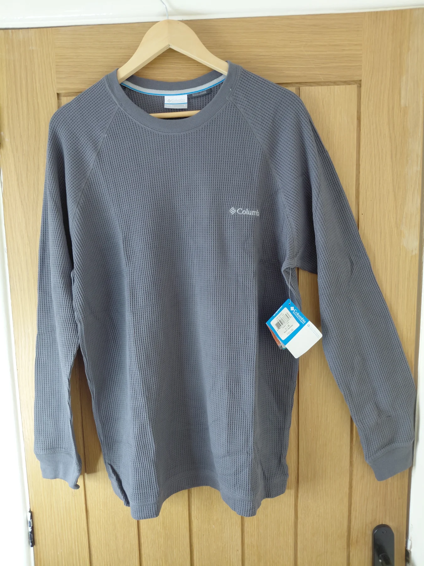 BNWT Columbia Grey Long Sleeve Top L