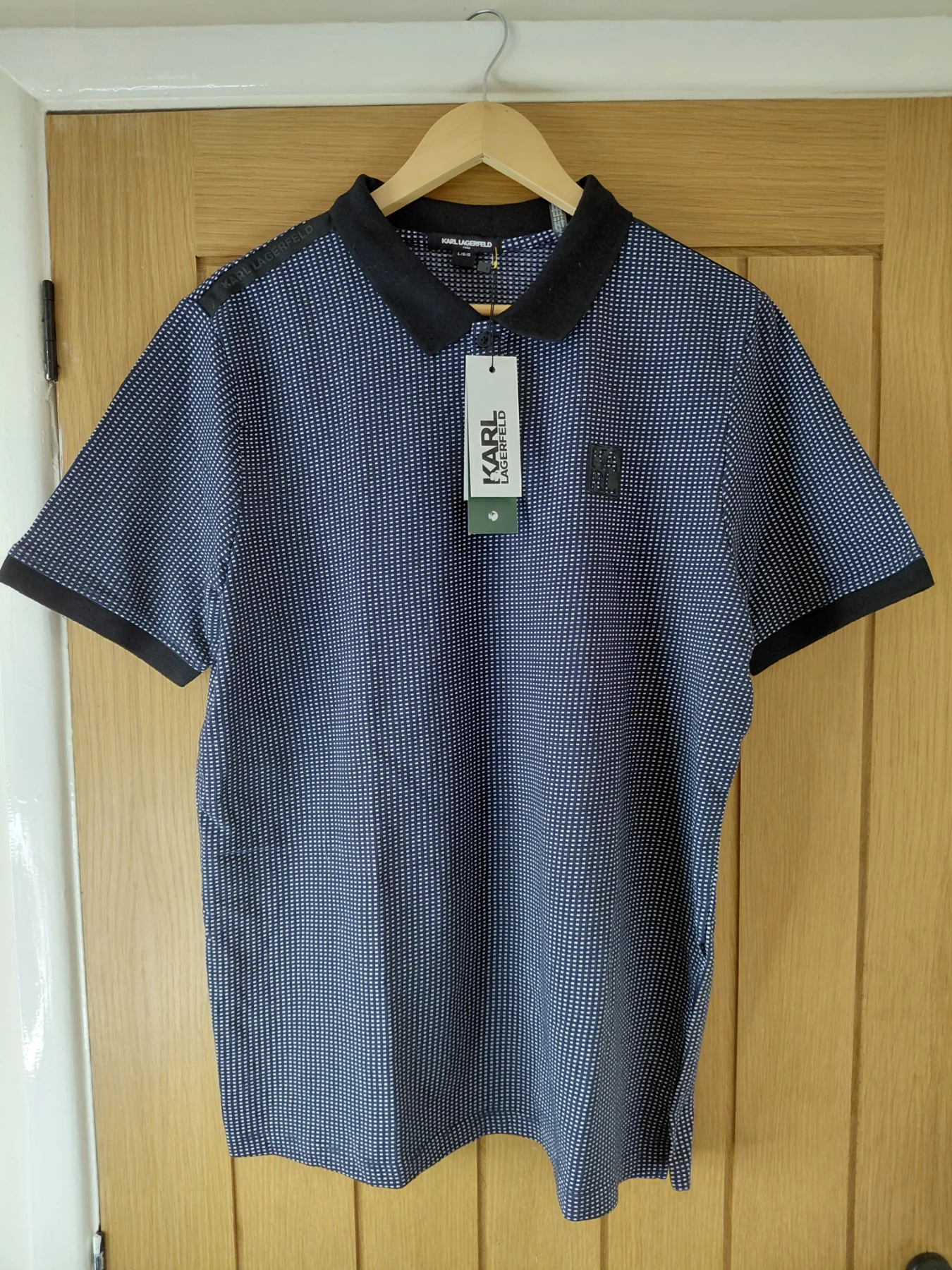 BNWT Karl Lagerfield Polo Top L