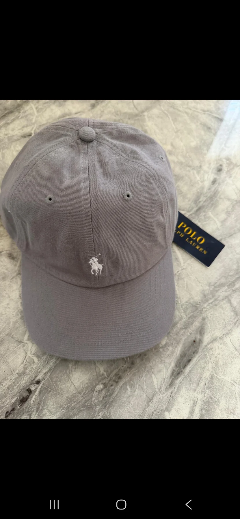 Ralph Lauren Polo Baseball Cap Grey