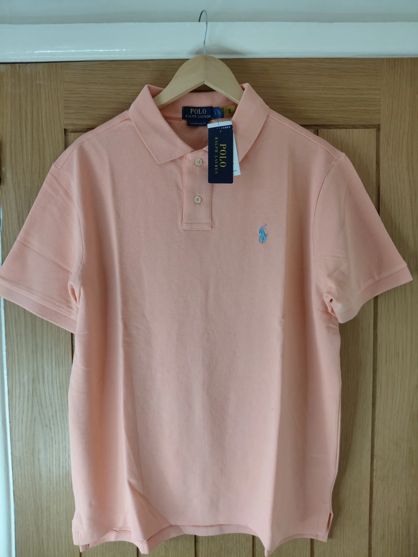 BNWT Ralph Lauren Polo Top Peach Size L