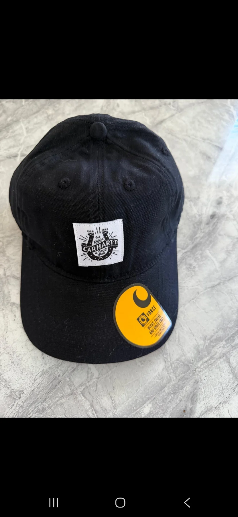 Carhartt Baseball Cap Black