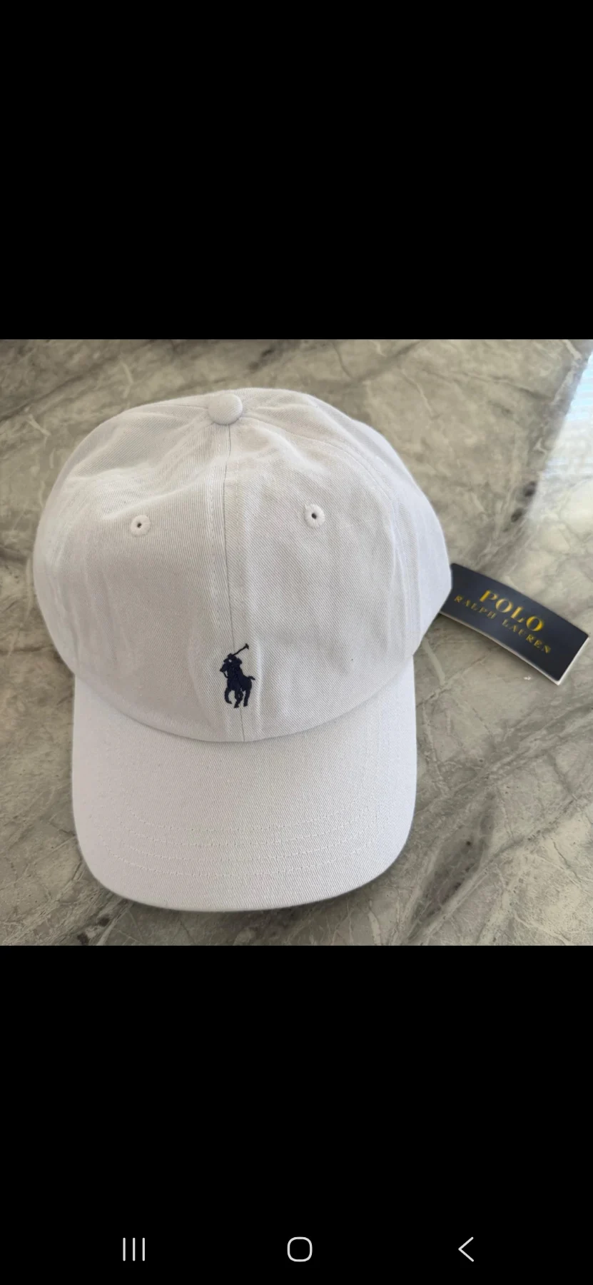 Ralph Lauren Polo Baseball Cap White