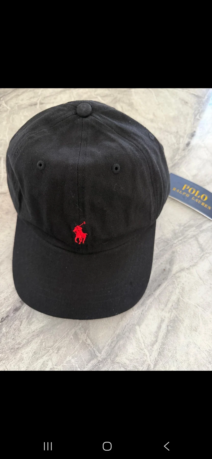 Ralph Lauren Polo Baseball Cap Black
