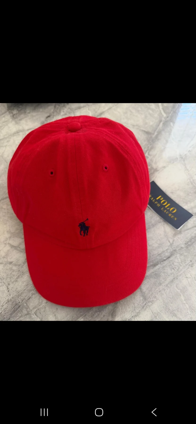 Ralph Lauren Polo Baseball Cap Red