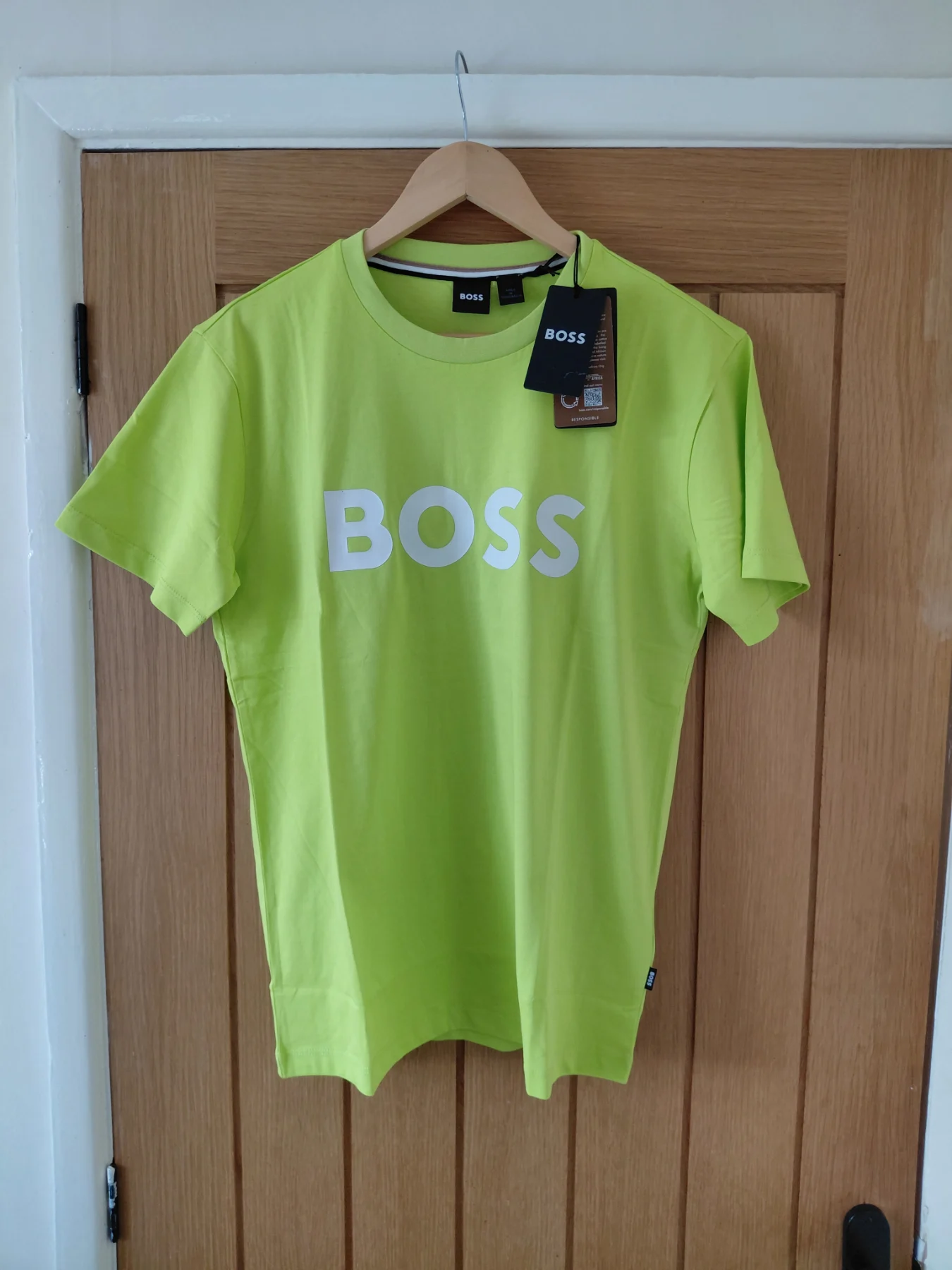 BNWT Hugo Boss Tshirt Lime Green Size M