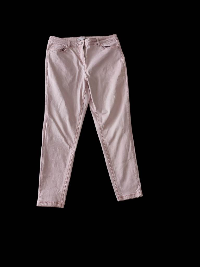 George Skinny Jeans | Soft Blush Pink | UK 14 | Spring Summer Staple
