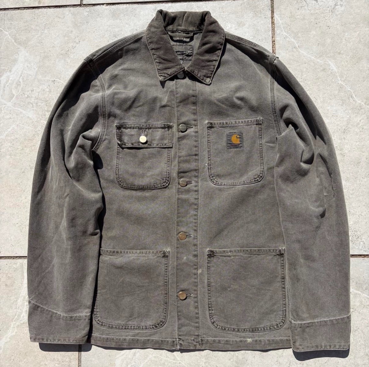 Carhartt Chore Workwear Vintage Button Up Jacket 90’s WIP