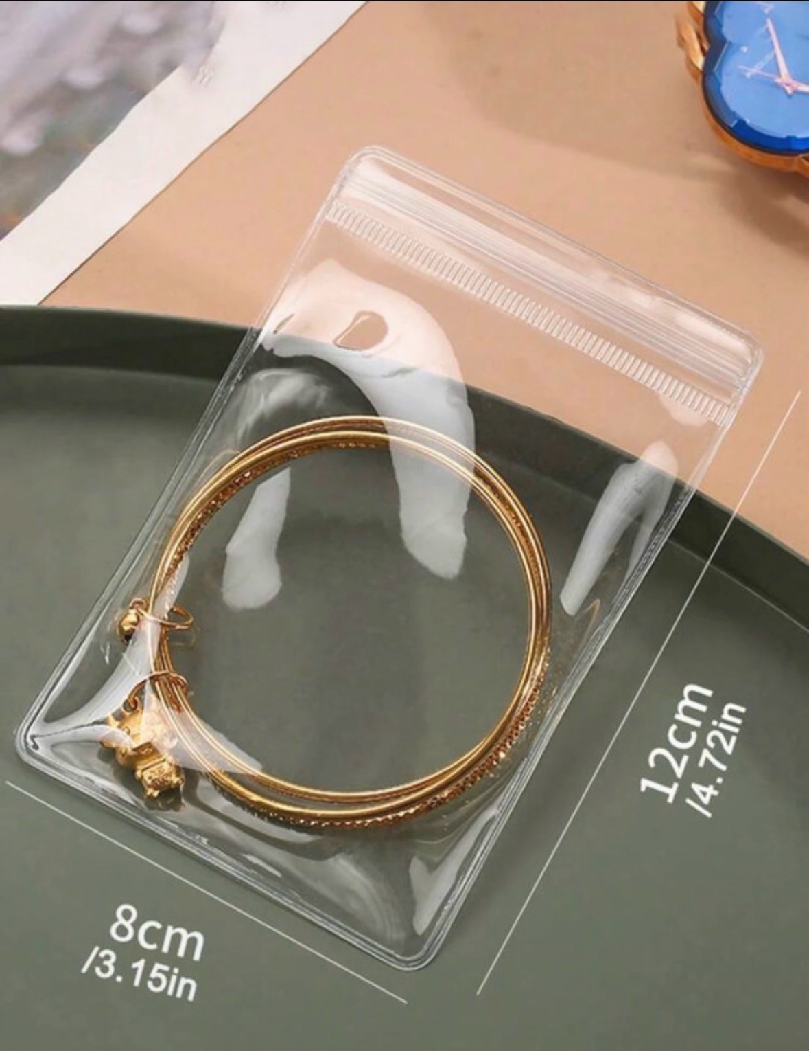 19pcs of Resealable Transparent Zip Lock Jewellery Bags