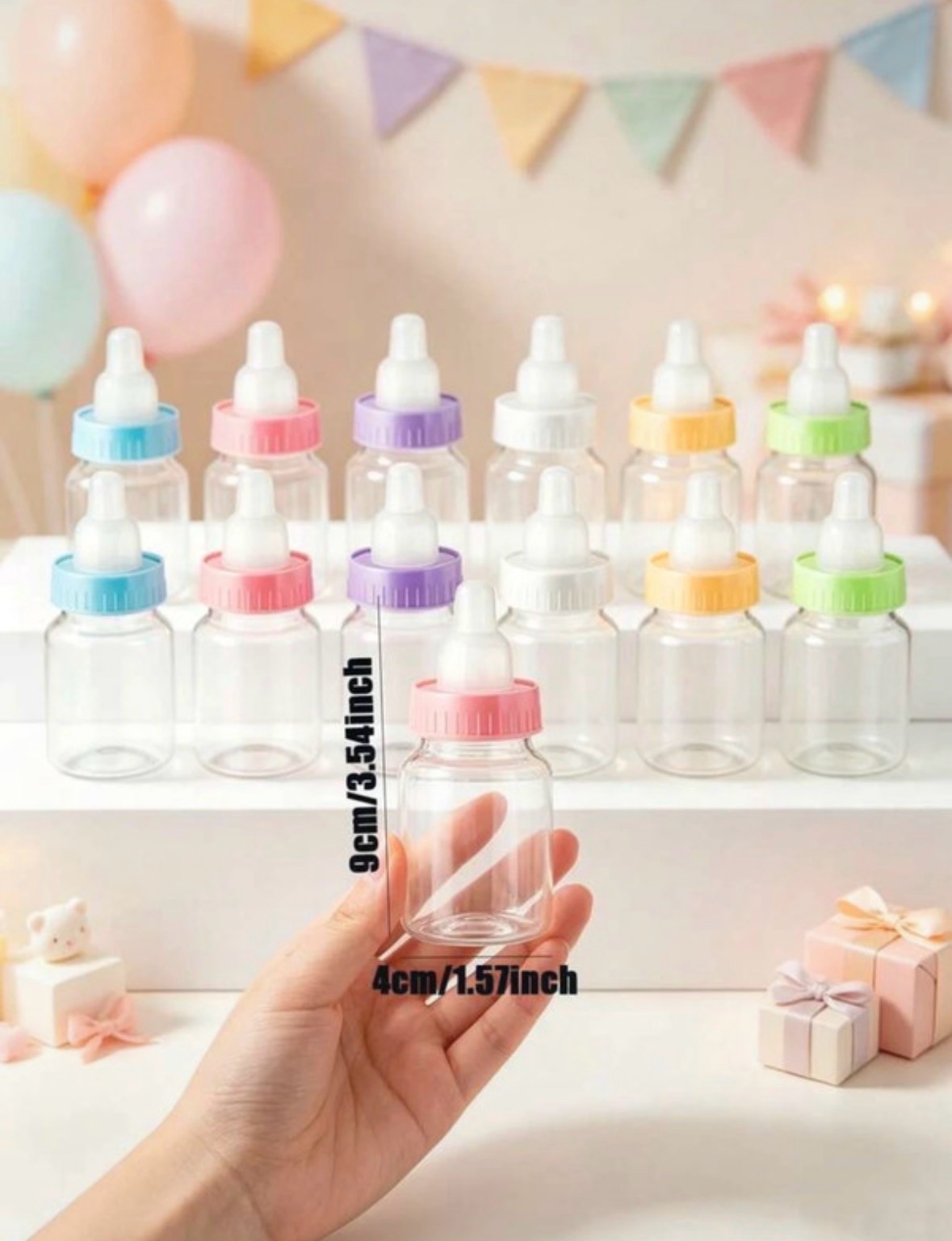 8pc Mini Baby Bottles for Party Favors Mini Baby Bottles