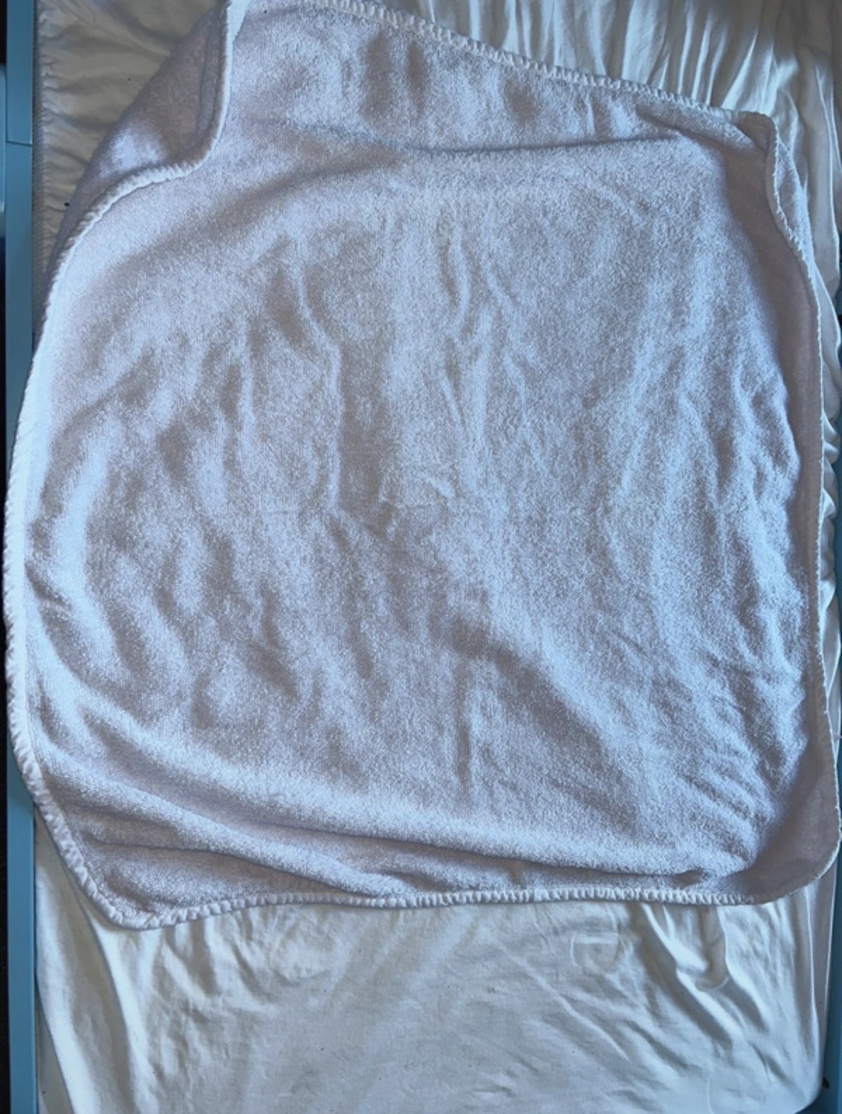 George Baby Plain White Towel 100% Cotton Unisex Bath