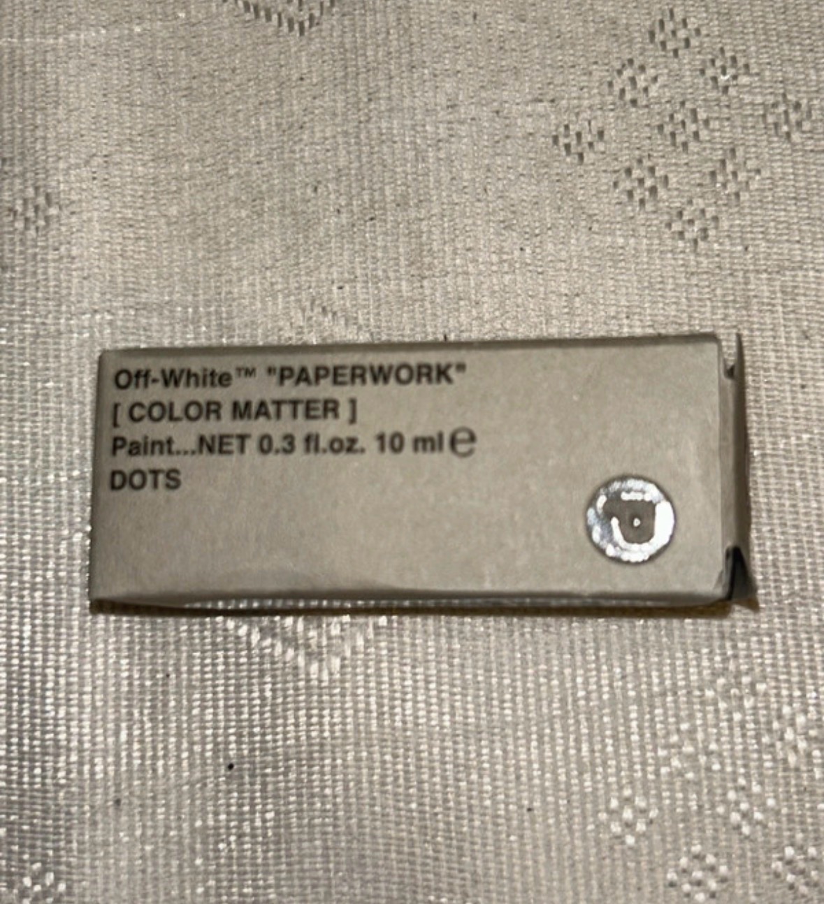 Off-White Paperwork Color Matter (Paint Flashback) Brand New In Box 10ml