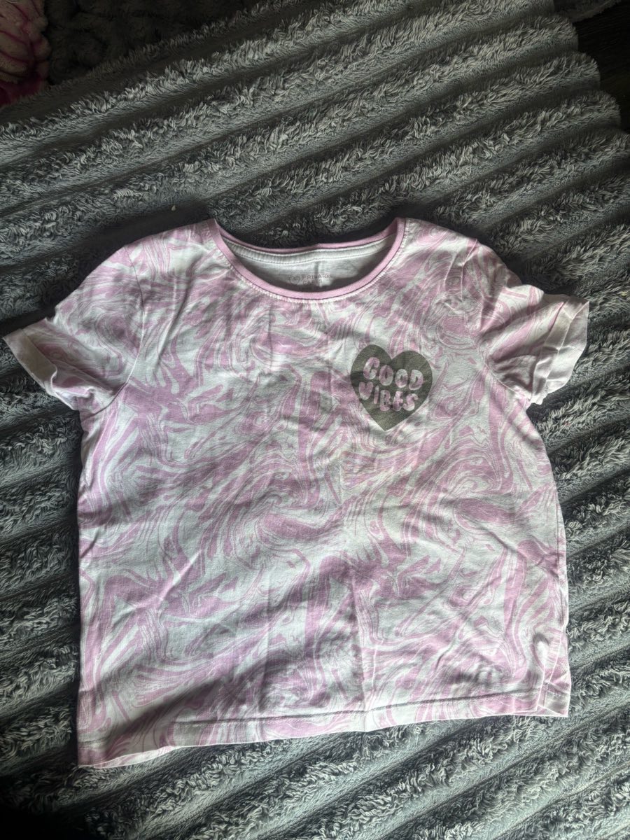 Girls Primark good vibes top
