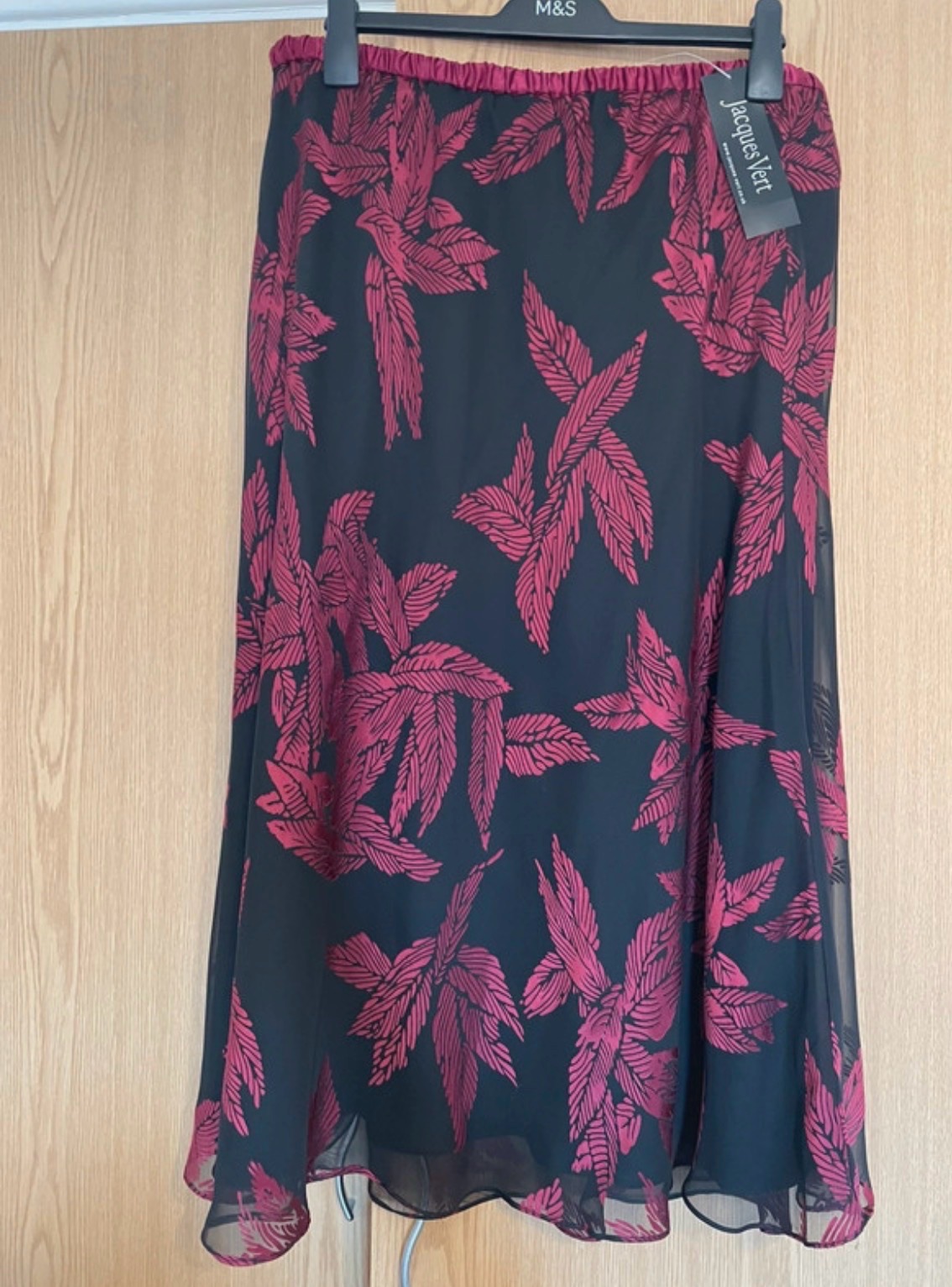 Jacques vert chiffon skirt