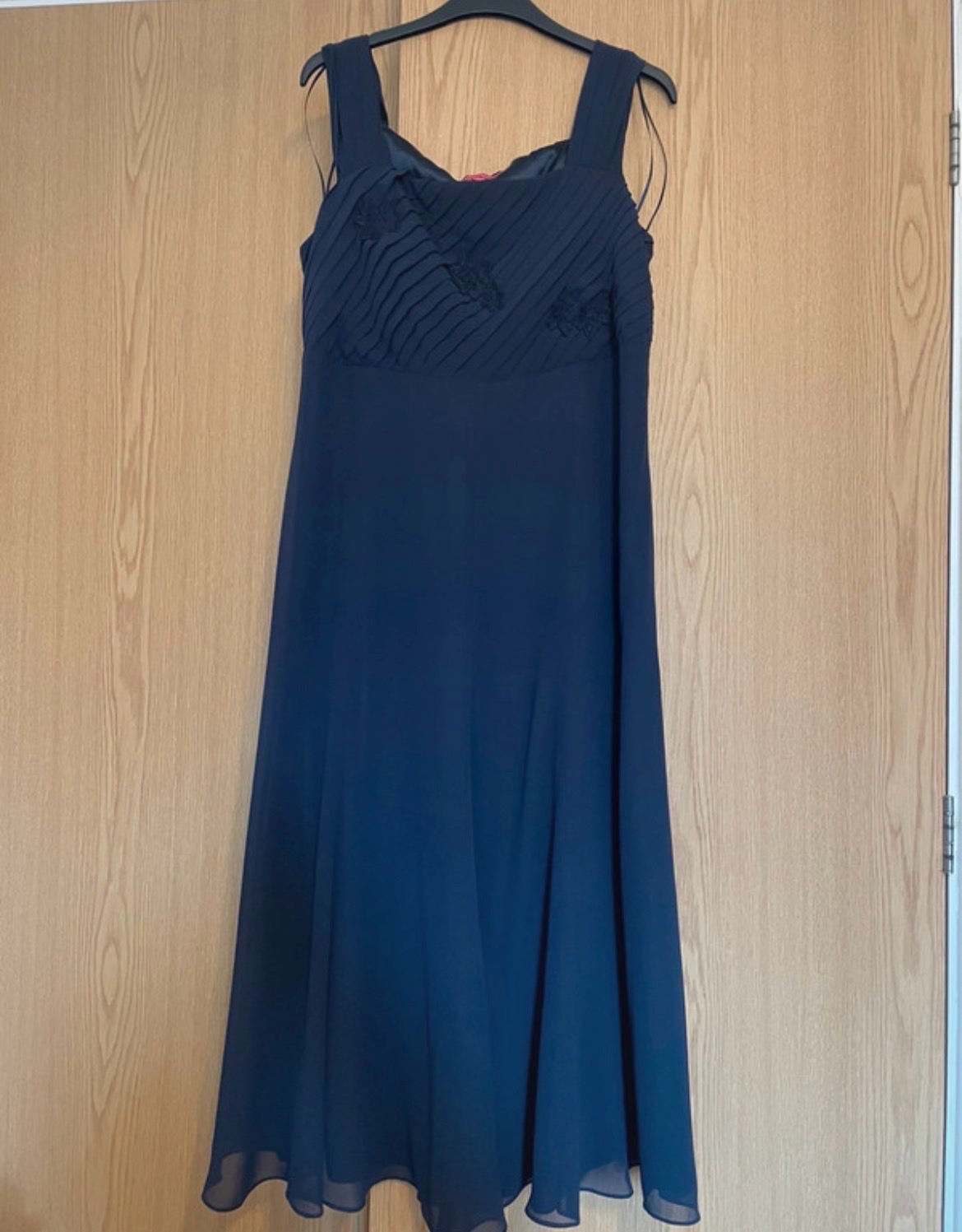 Jacques Vert navy midi dress
