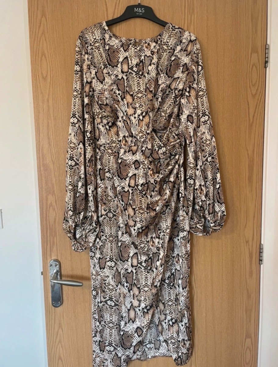 River island snake print dress