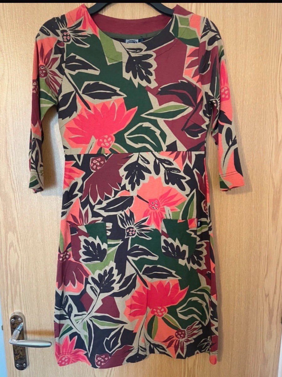 Weird fish organic cotton dress