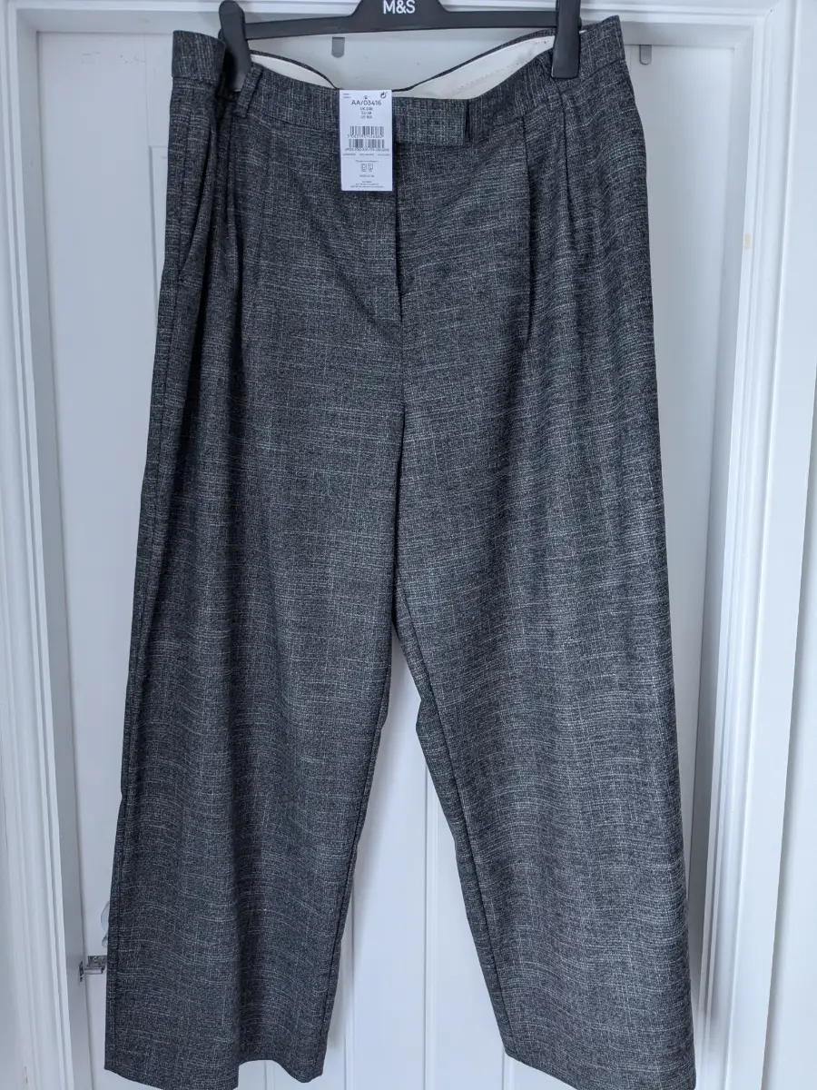 NWTS Next size 20R trousers, formal trousers, work wear, grey trousers, winter trousers.