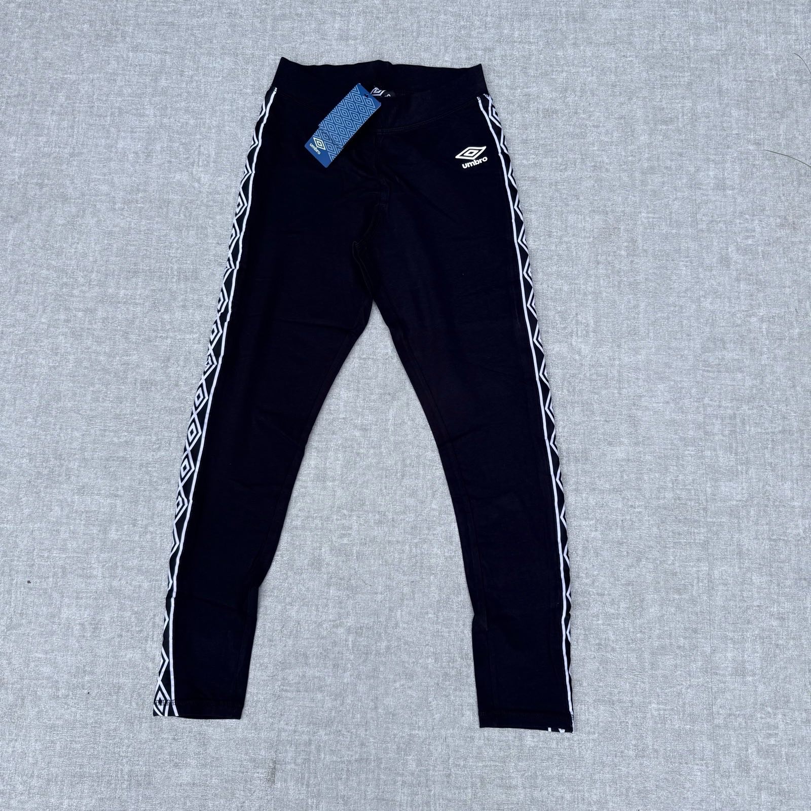 Umbro Women’s Active Style Taped Leggings Black Size S BNWT