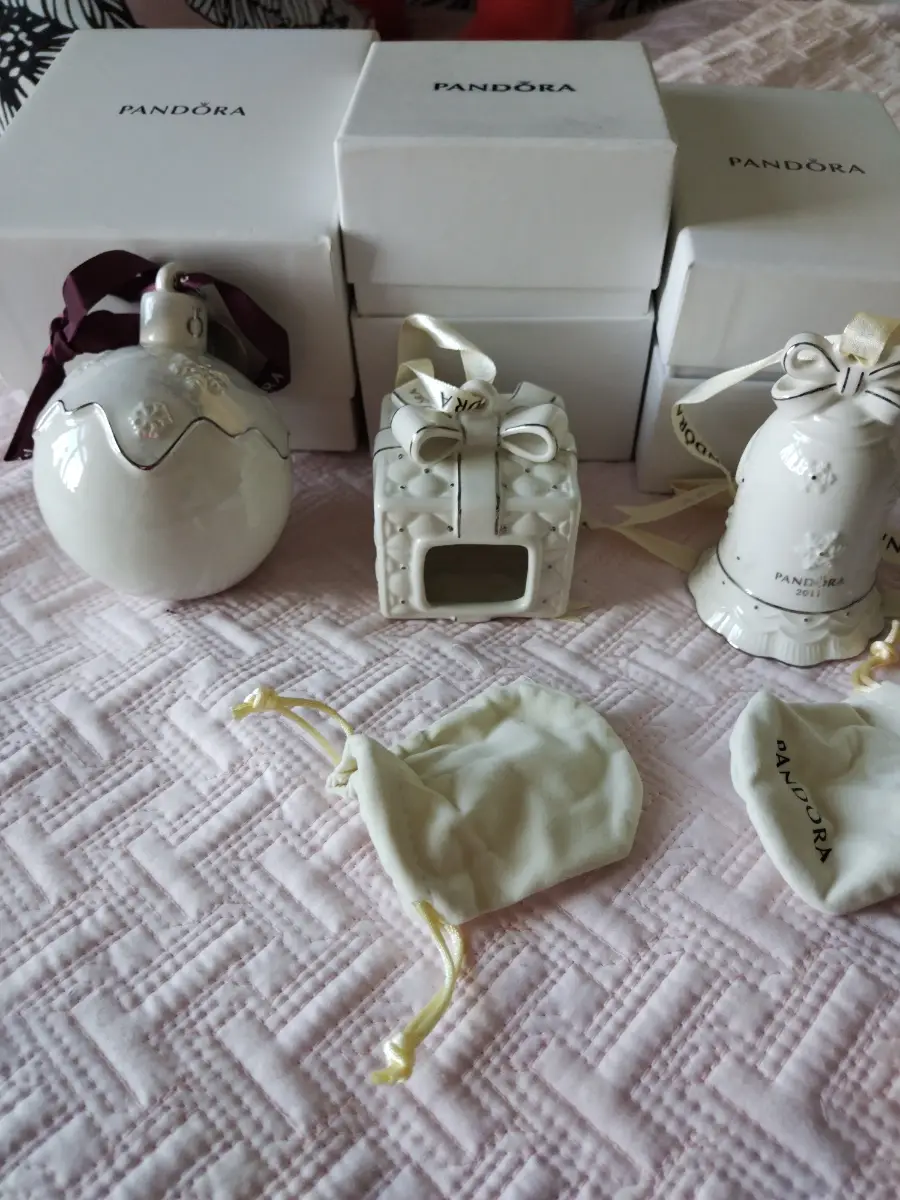 3 Pandora christmas tree ornaments